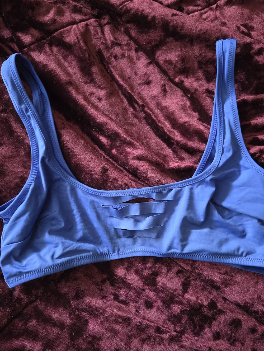 Agent Provocateur Dakotta Royal Blue Bikini Top Md